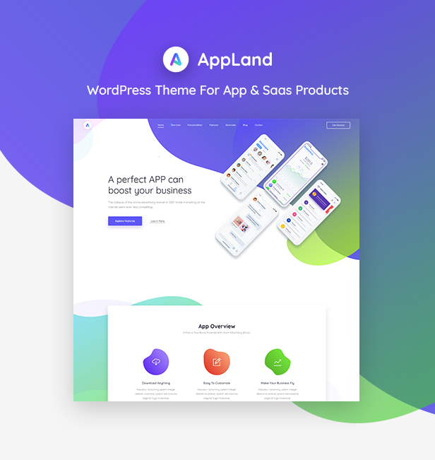 AppLand - WordPress Theme For App & Saas Products