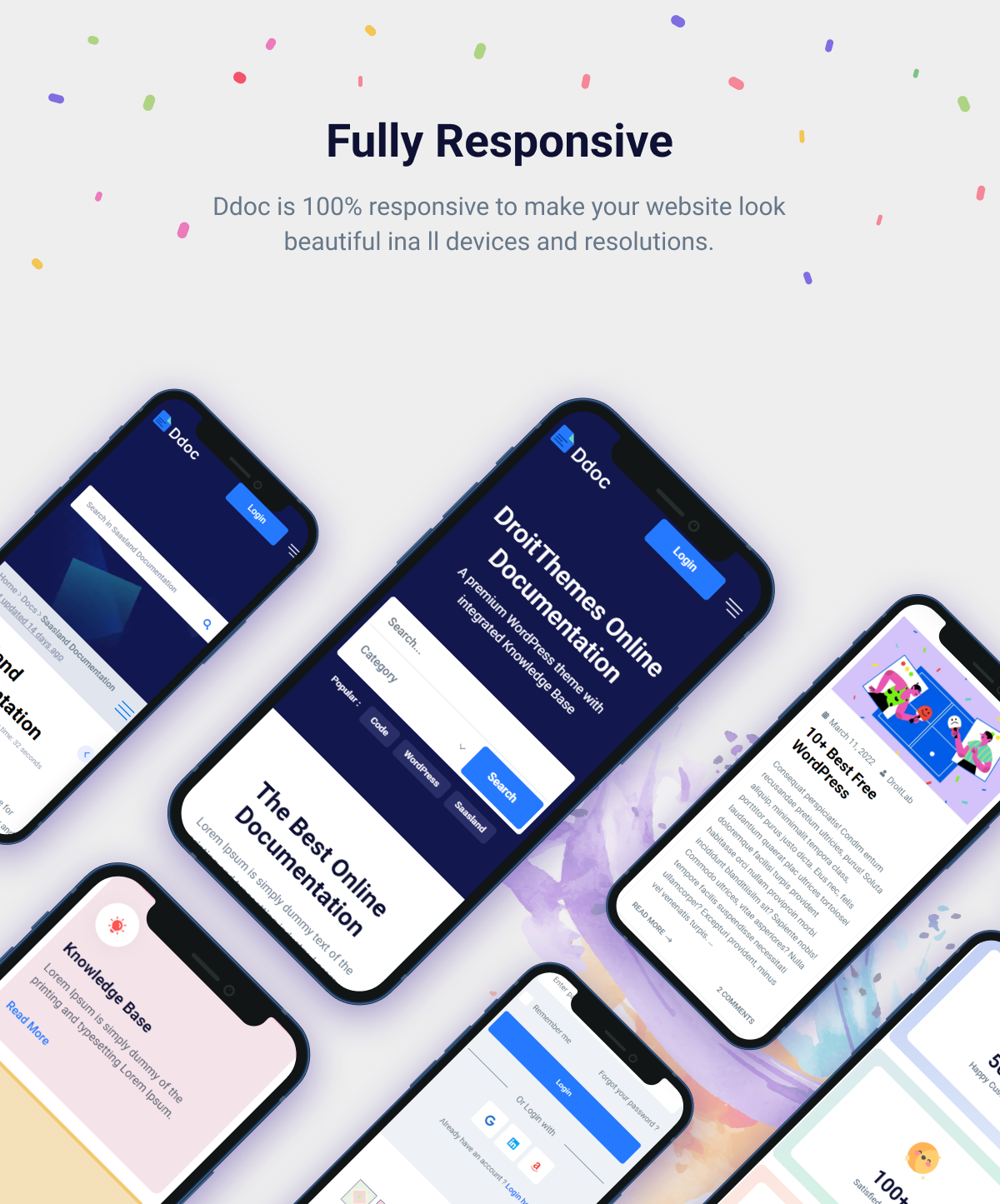 DDoc - Documentation and Knowledgebase WordPress Theme