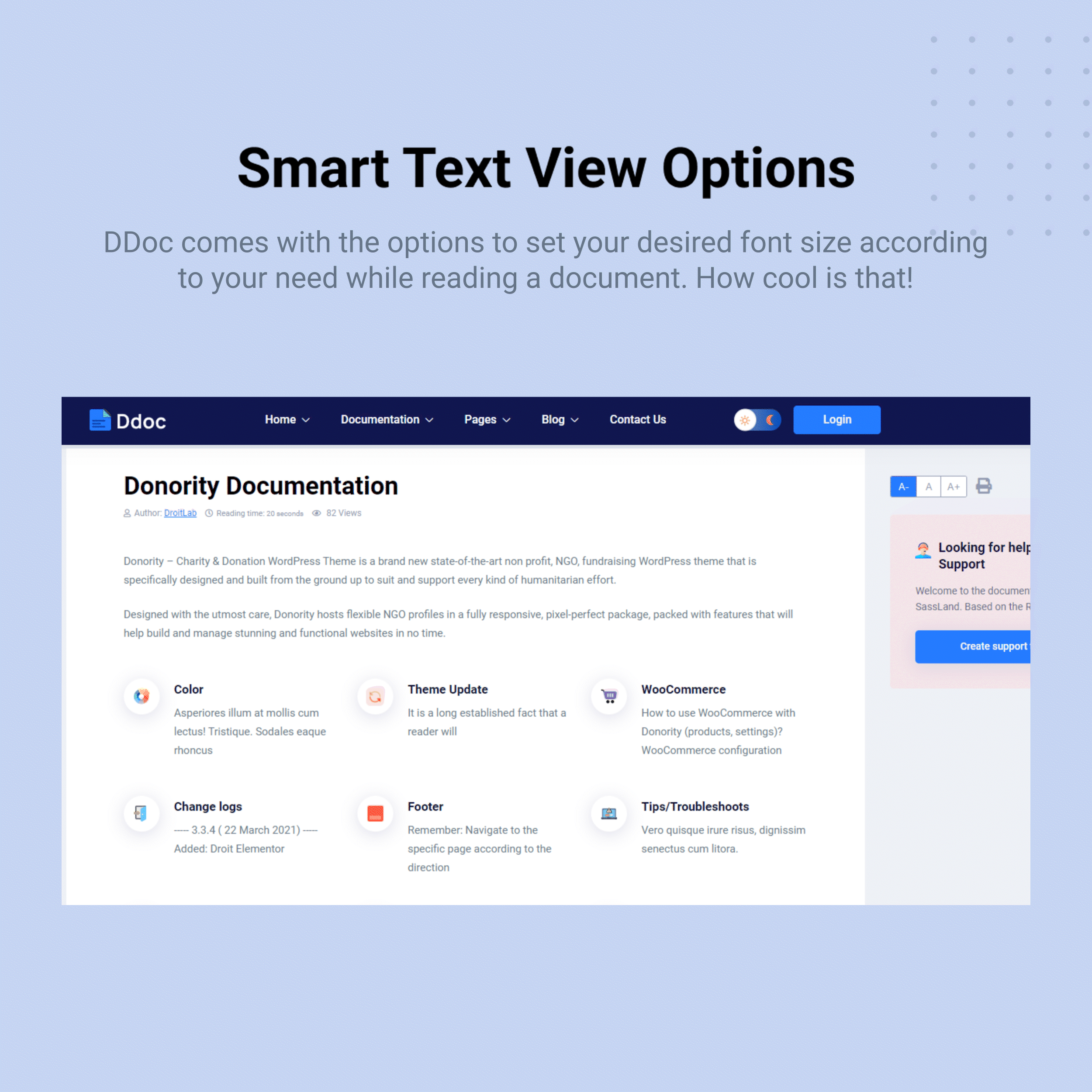 DDoc - Documentation and Knowledgebase WordPress Theme