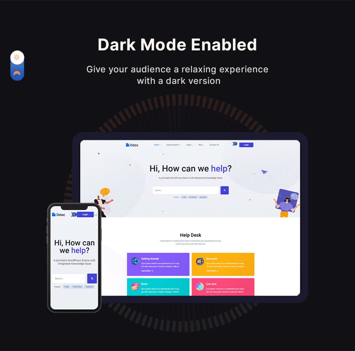 DDoc - Documentation and Knowledgebase WordPress Theme