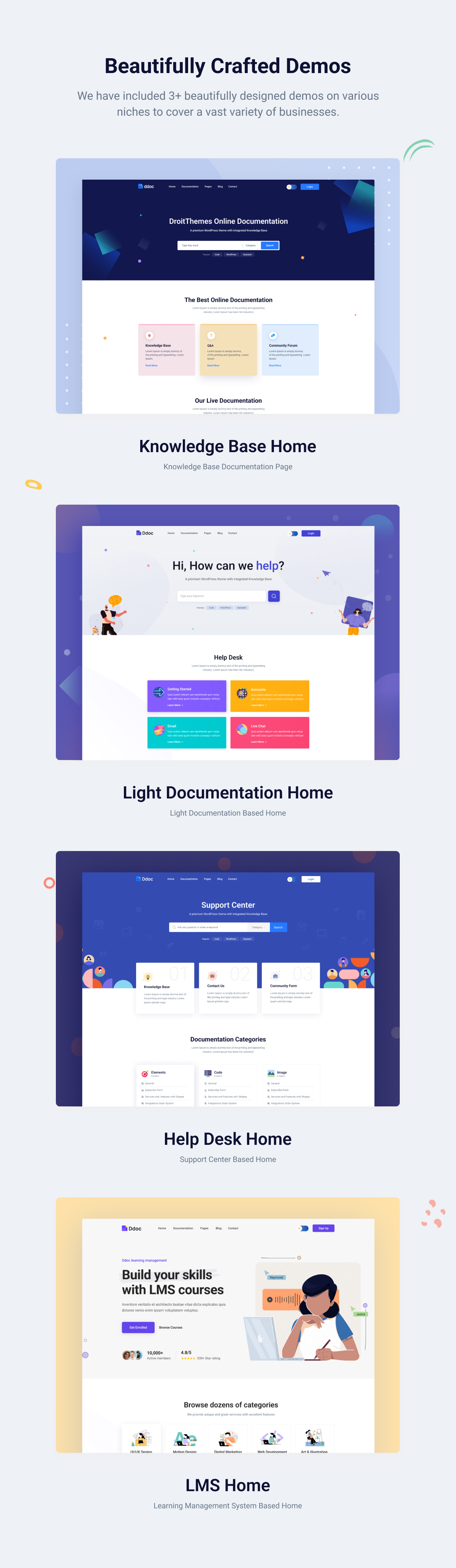 DDoc - Documentation and Knowledgebase WordPress Theme