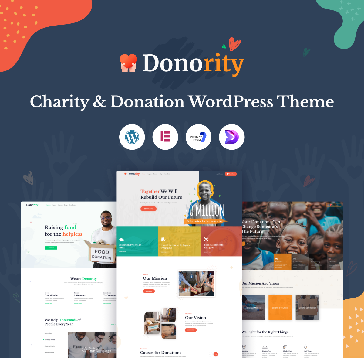 Donority - Charity & Donation WordPress Theme