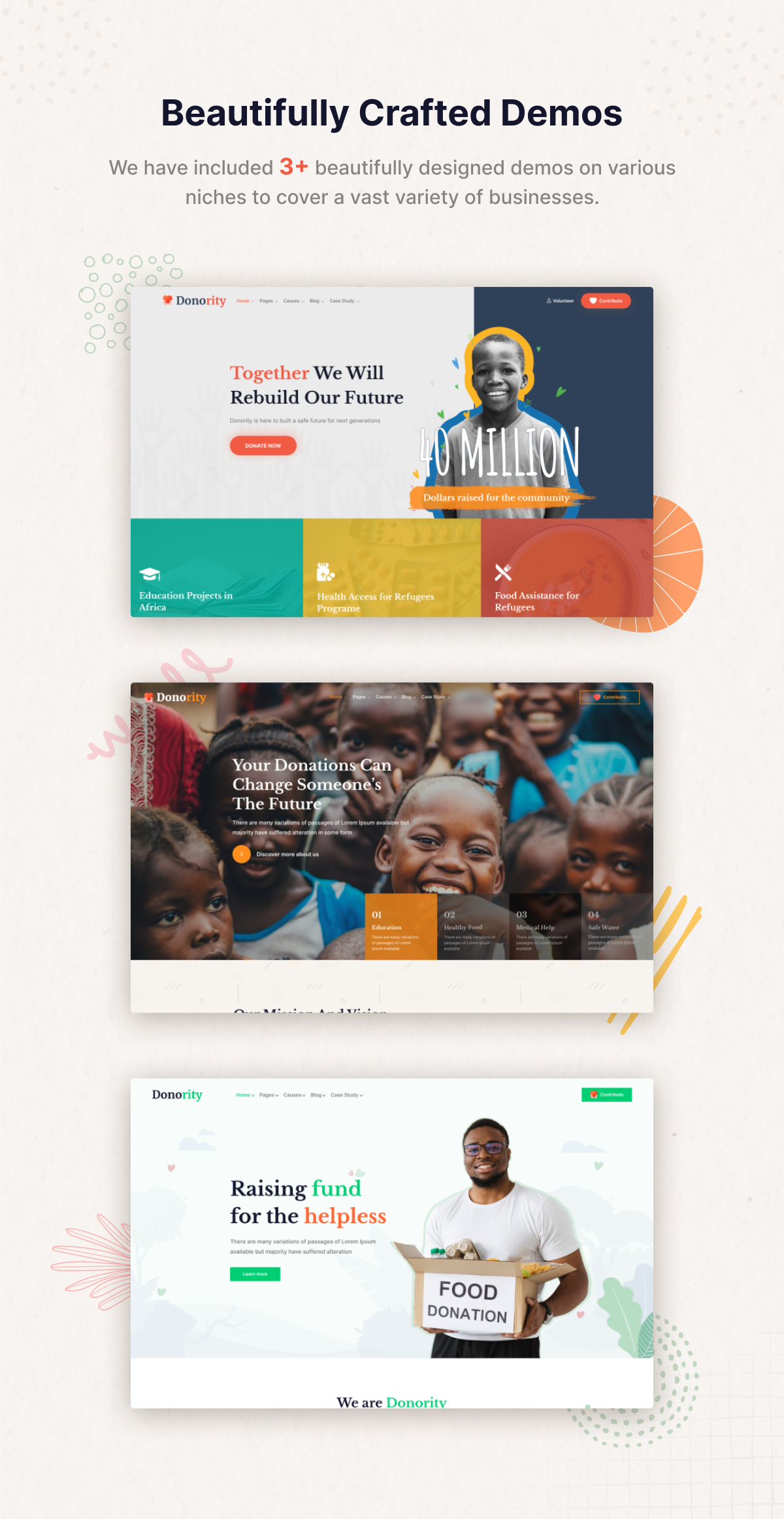 Donority - Charity & Donation WordPress Theme
