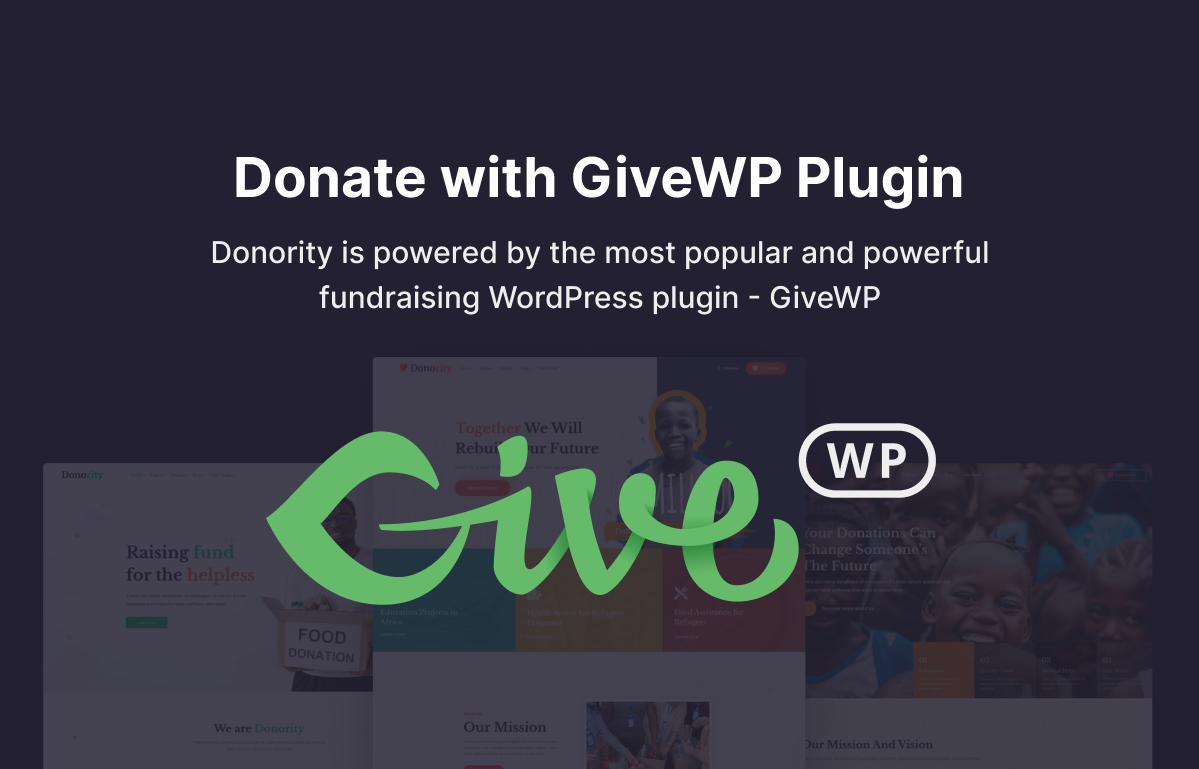Donority - Charity & Donation WordPress Theme