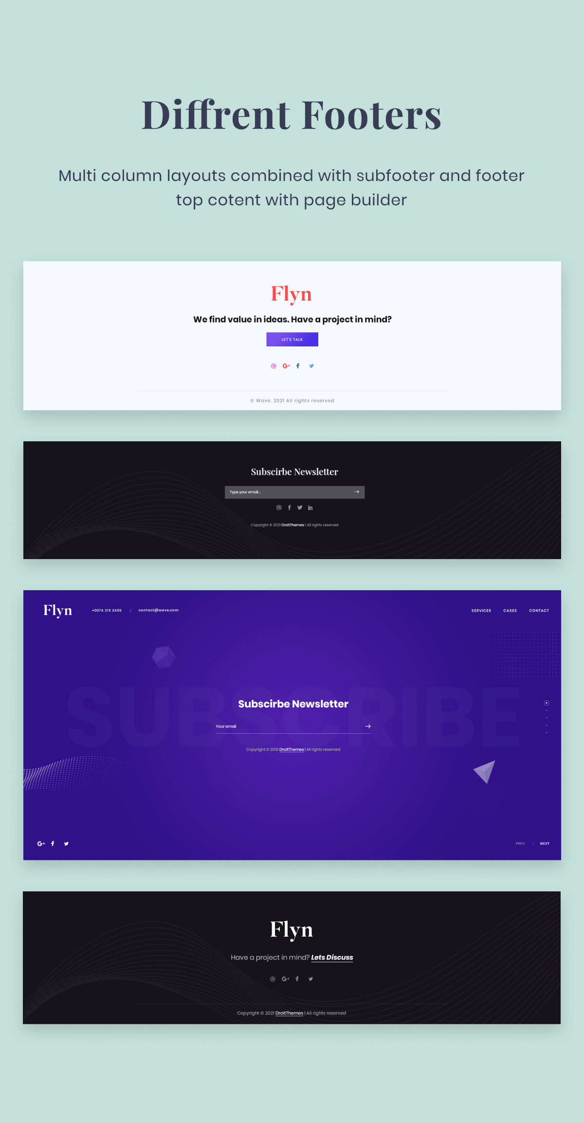 Flyn - Creative Portfolio WordPress Theme