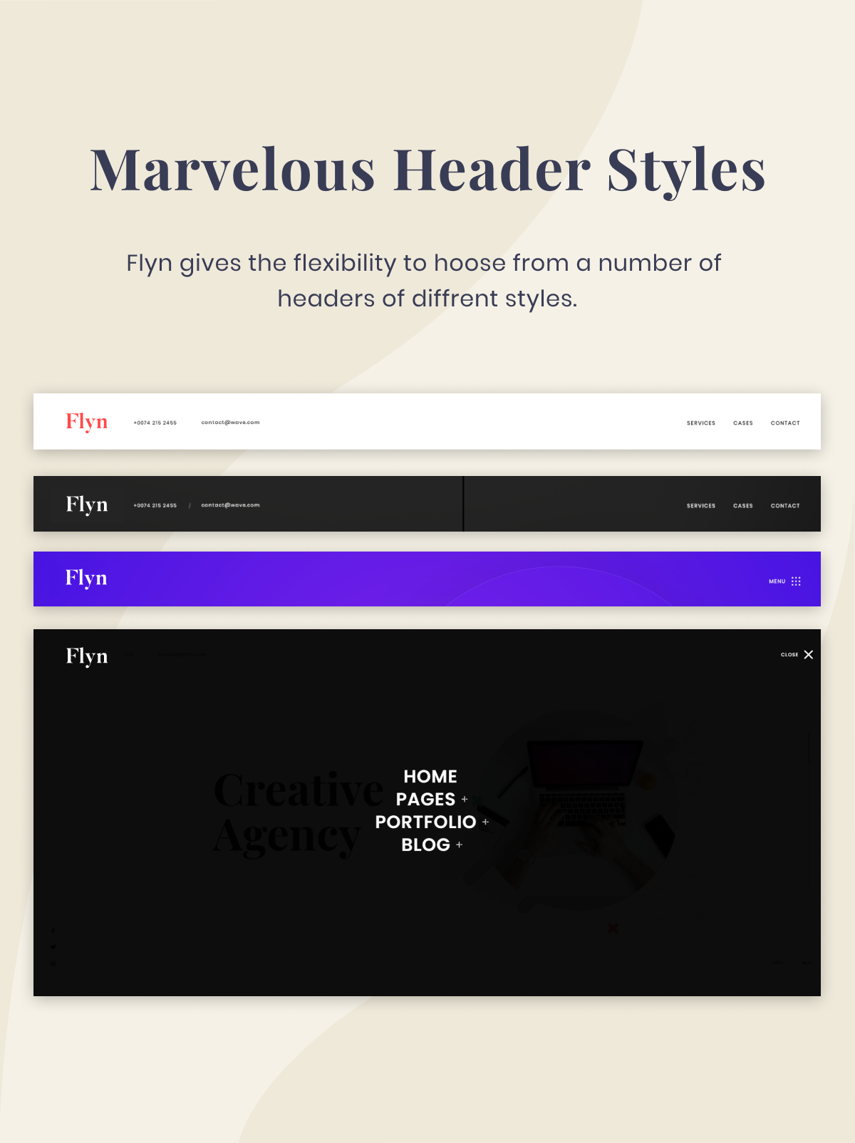 Flyn - Creative Portfolio WordPress Theme