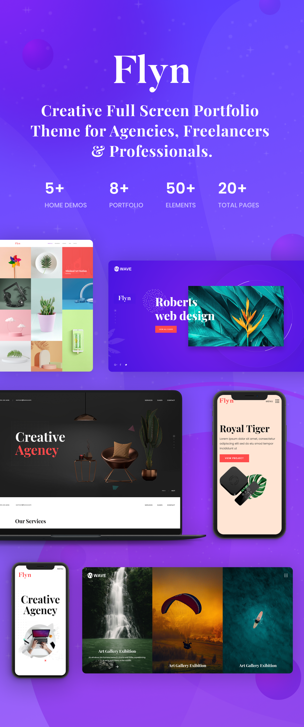 Flyn - Creative Portfolio WordPress Theme