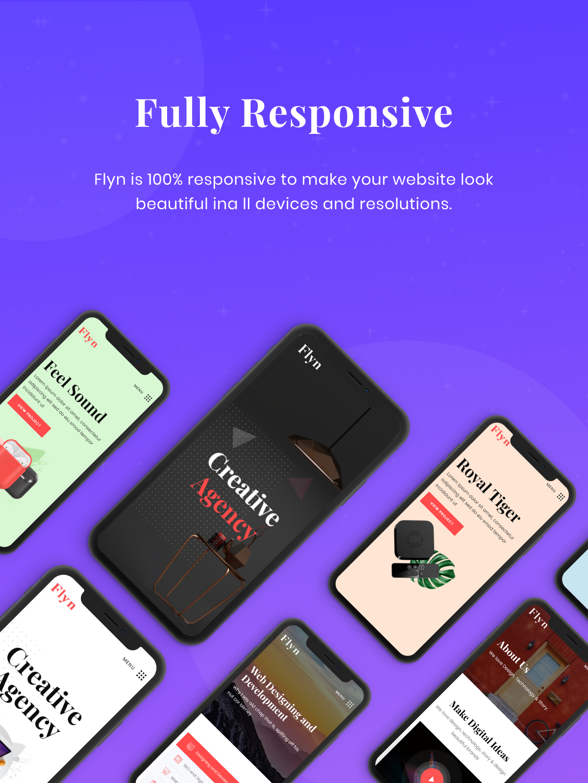 Flyn - Creative Portfolio WordPress Theme