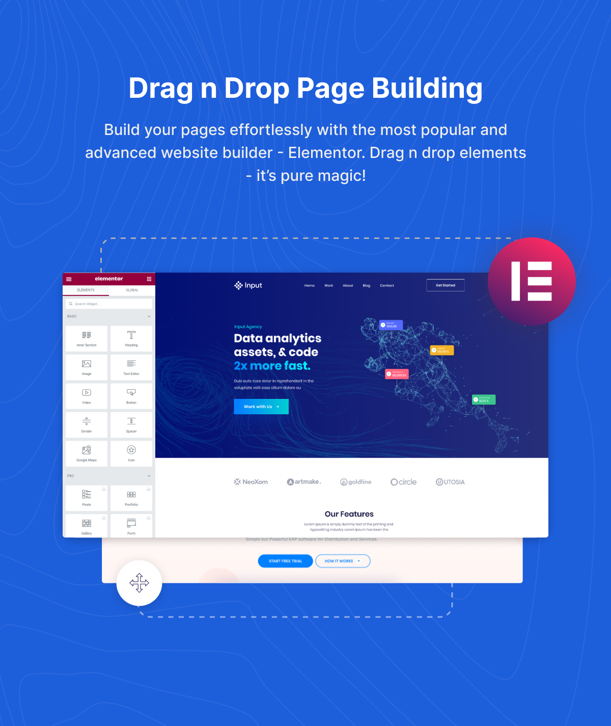 Input - Data Science & Analytics SaaS WordPress Theme
