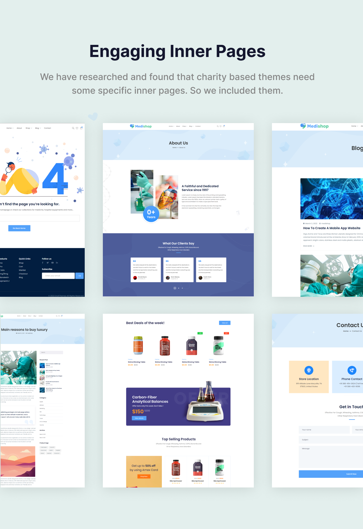MediShop - Medical & HealthCare WooCommerce Theme