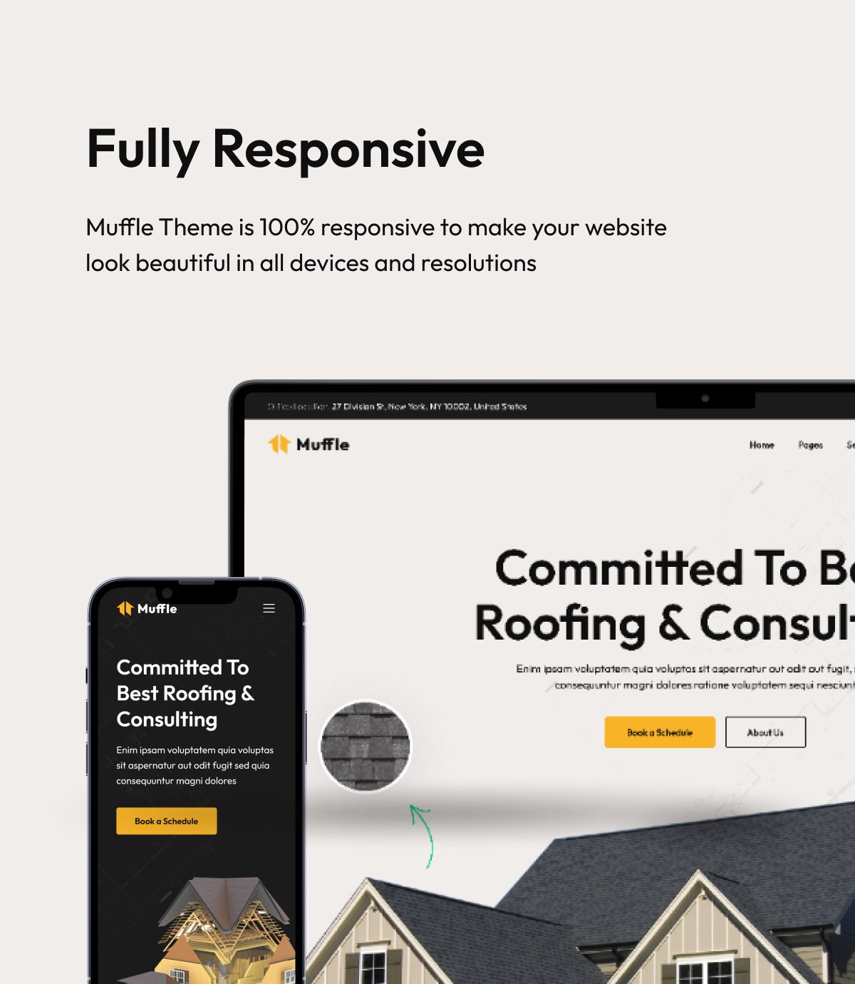 Muffle - Roofing Company WordPress Theme