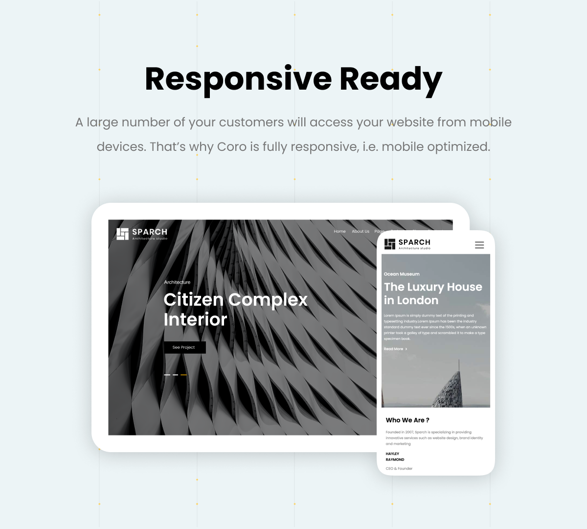 Sparch - Architecture and Interior WordPress Theme