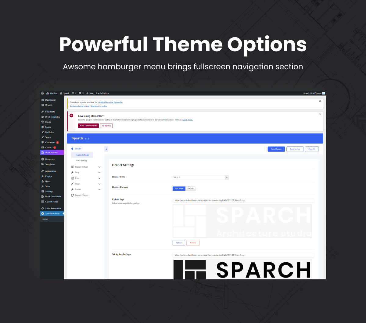 Sparch - Architecture and Interior WordPress Theme