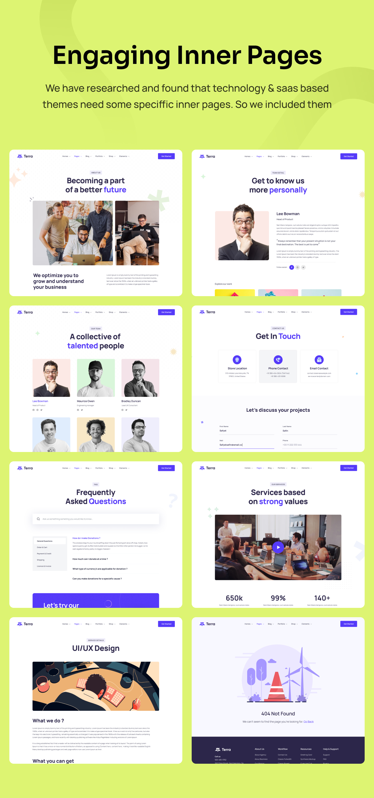 Terra - Startup & Technology WordPress Theme