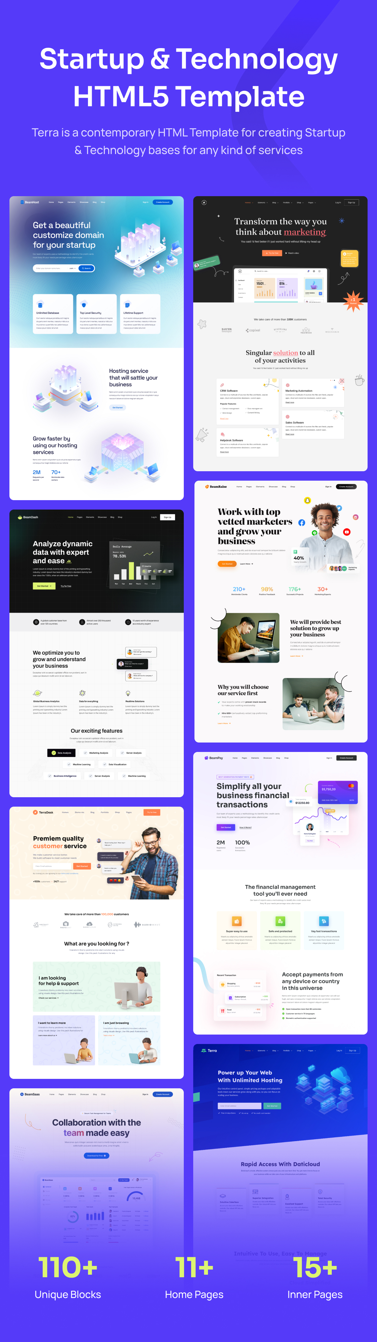 Terra - Startup & Technology HTML5 Template