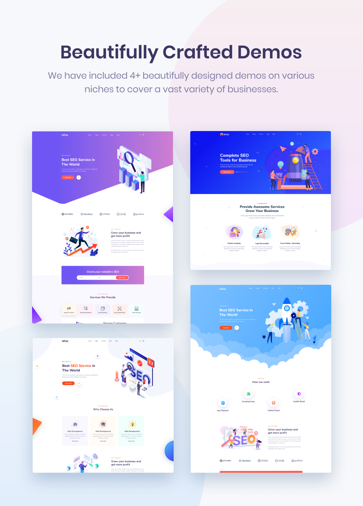 Whal - Digital Marketing & SEO HTML Template
